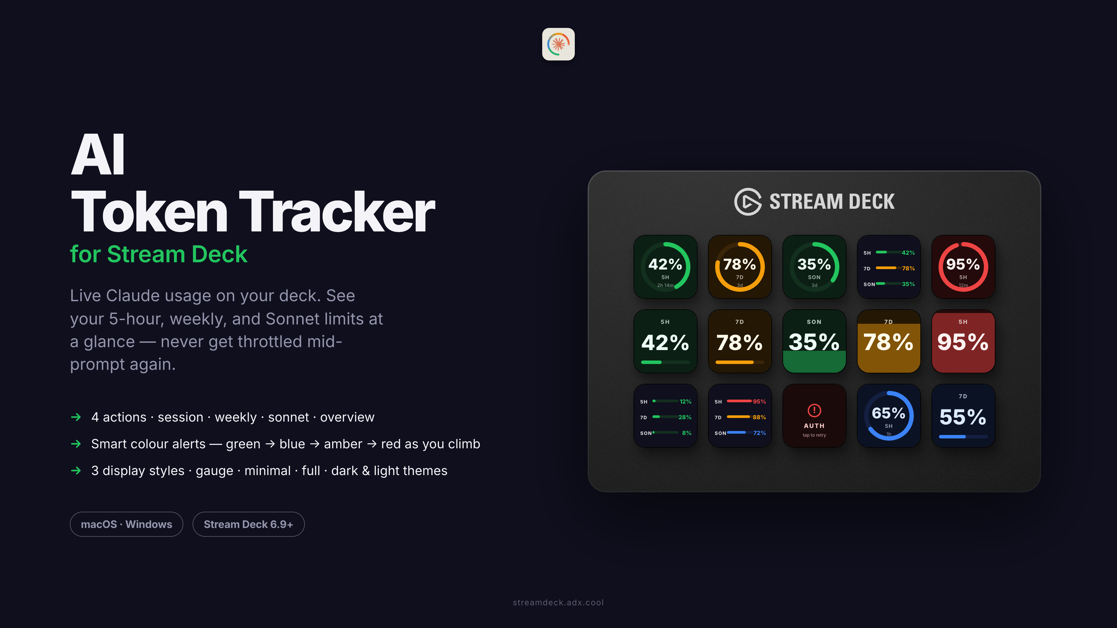 AI Token Tracker preview